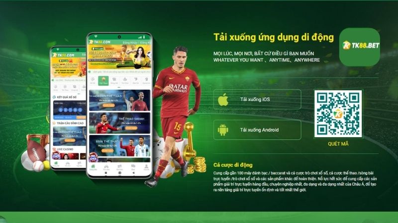 Tải app điện thoại để chơi Xì tố Tk88 thuận tiện hơn